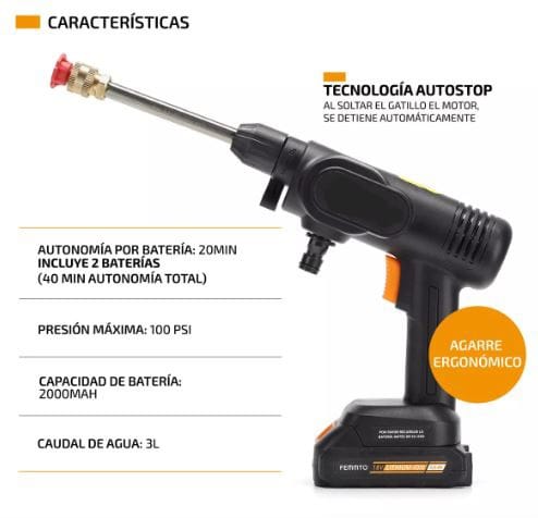 Miniatura 2 de Hidrolavadora Electrica Inalambrica  2 B